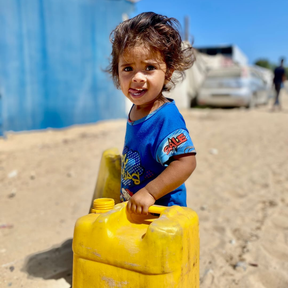Cisterna d’acqua a Gaza