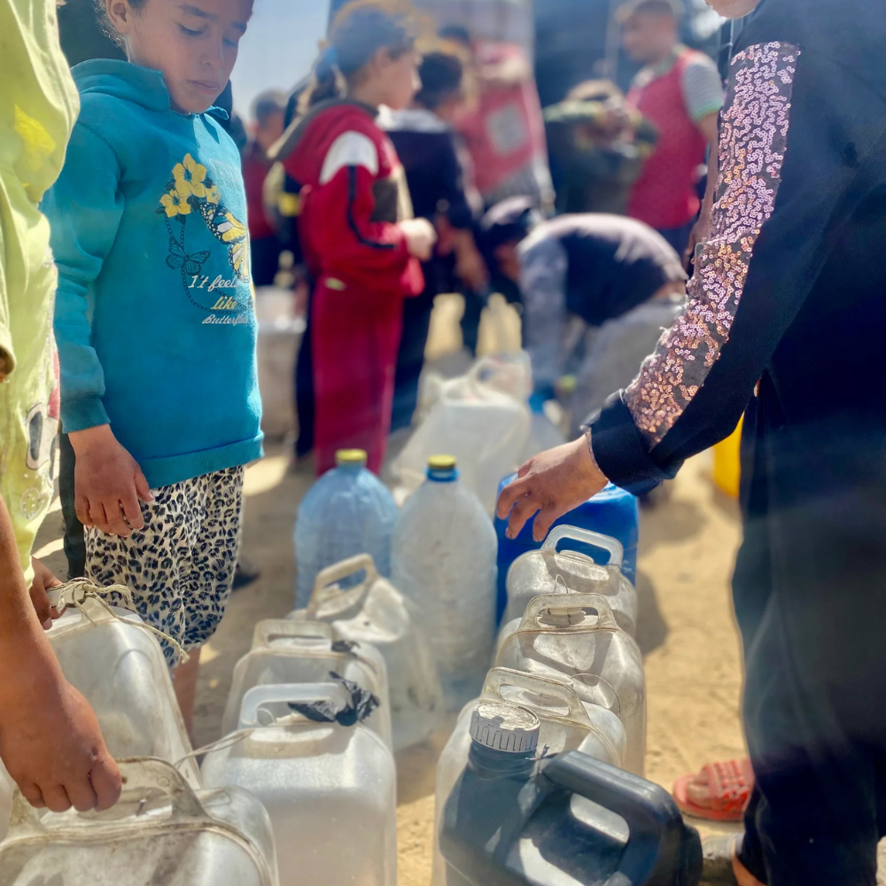Cisterna d’acqua a Gaza